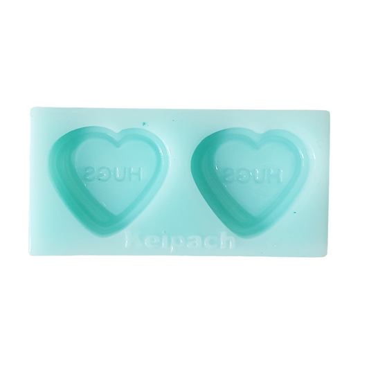 "Hugs" Studs Silicone Resin Mould