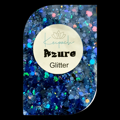 Chunky Holographic Glitter - Azure - Keipach