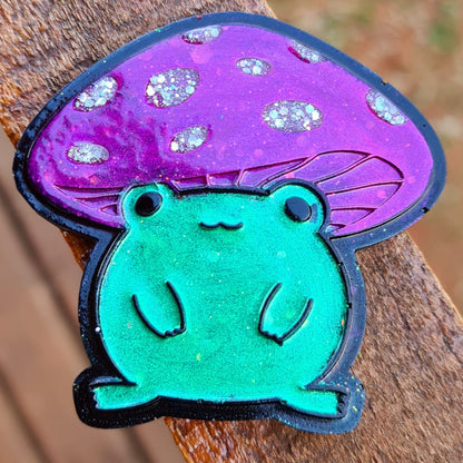 Mushroom Frog Silicone Resin Mould - Keipach