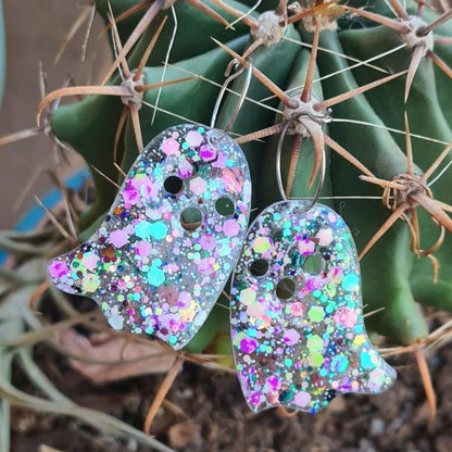 Ghost Earrings Silicone Resin Mould - Keipach