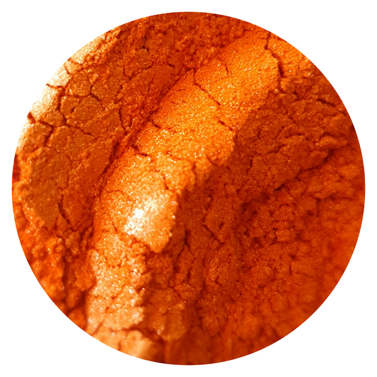 Pearlescent Mica - Saffron Orange