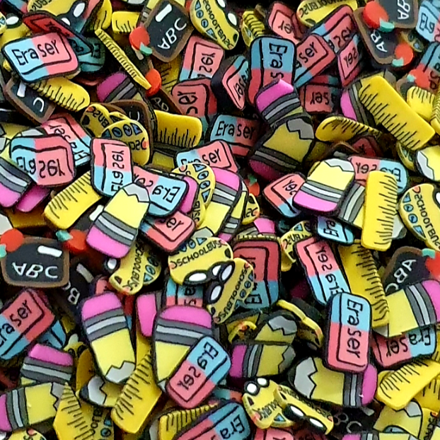 Back To School Polymer Clay - Keipach