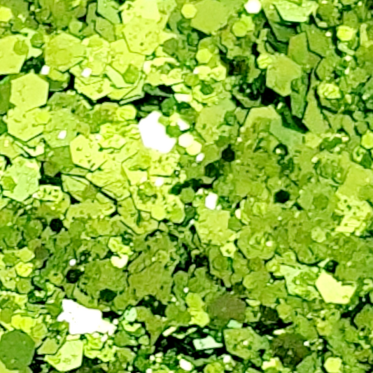 Chunky Glitter - Lime Green - Keipach