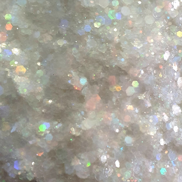 Chunky Holographic Glitter - Snow - Keipach