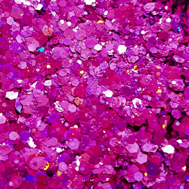 Chunky Holographic Glitter - Very Berry - Keipach