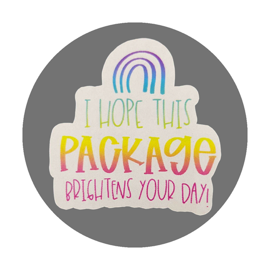 I hope this package brightens your day! Stickers 