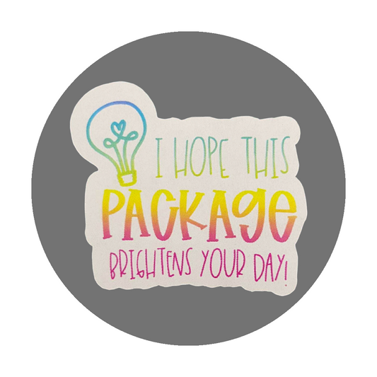 I hope this package brightens your day! Stickers (B)