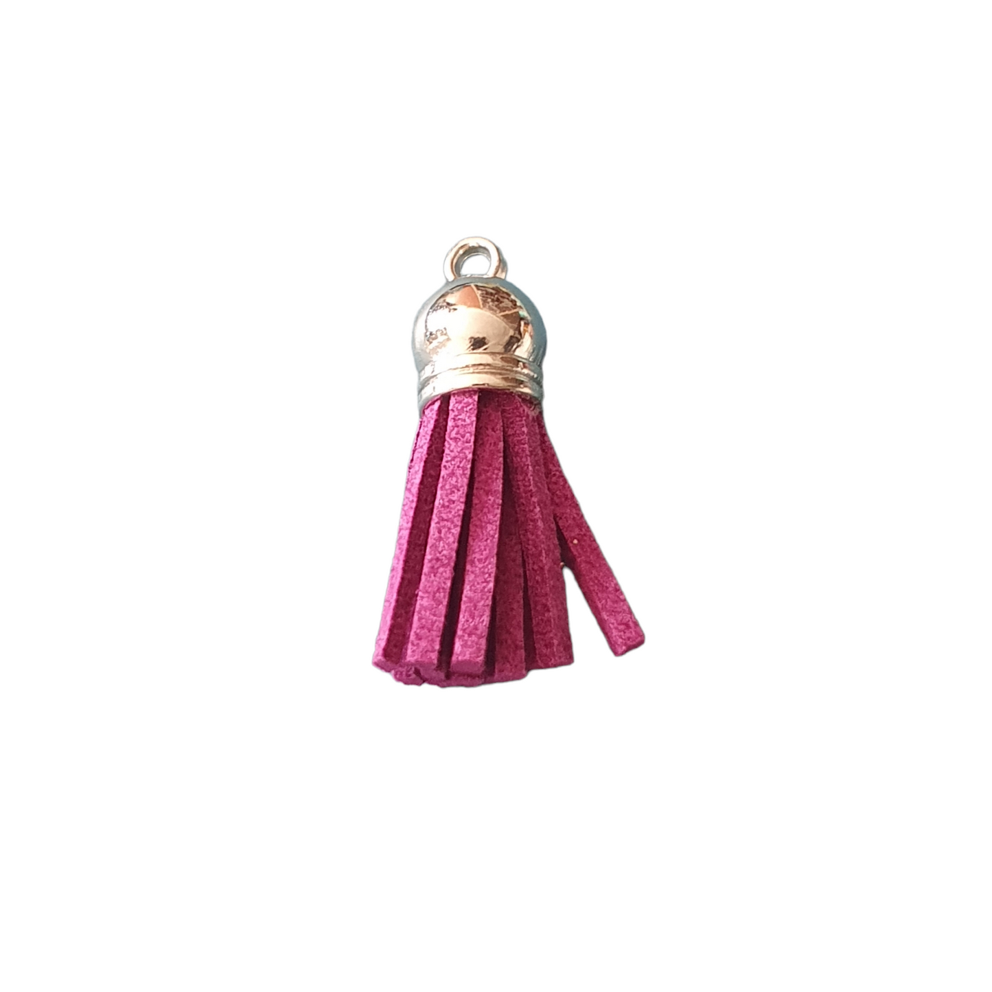 Faux Seude Tassels - Silver Cap - Keipach