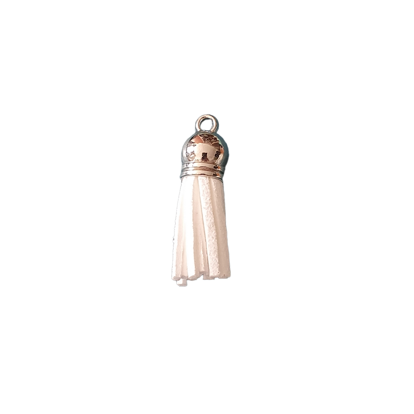 Faux Seude Tassels - Silver Cap - Keipach