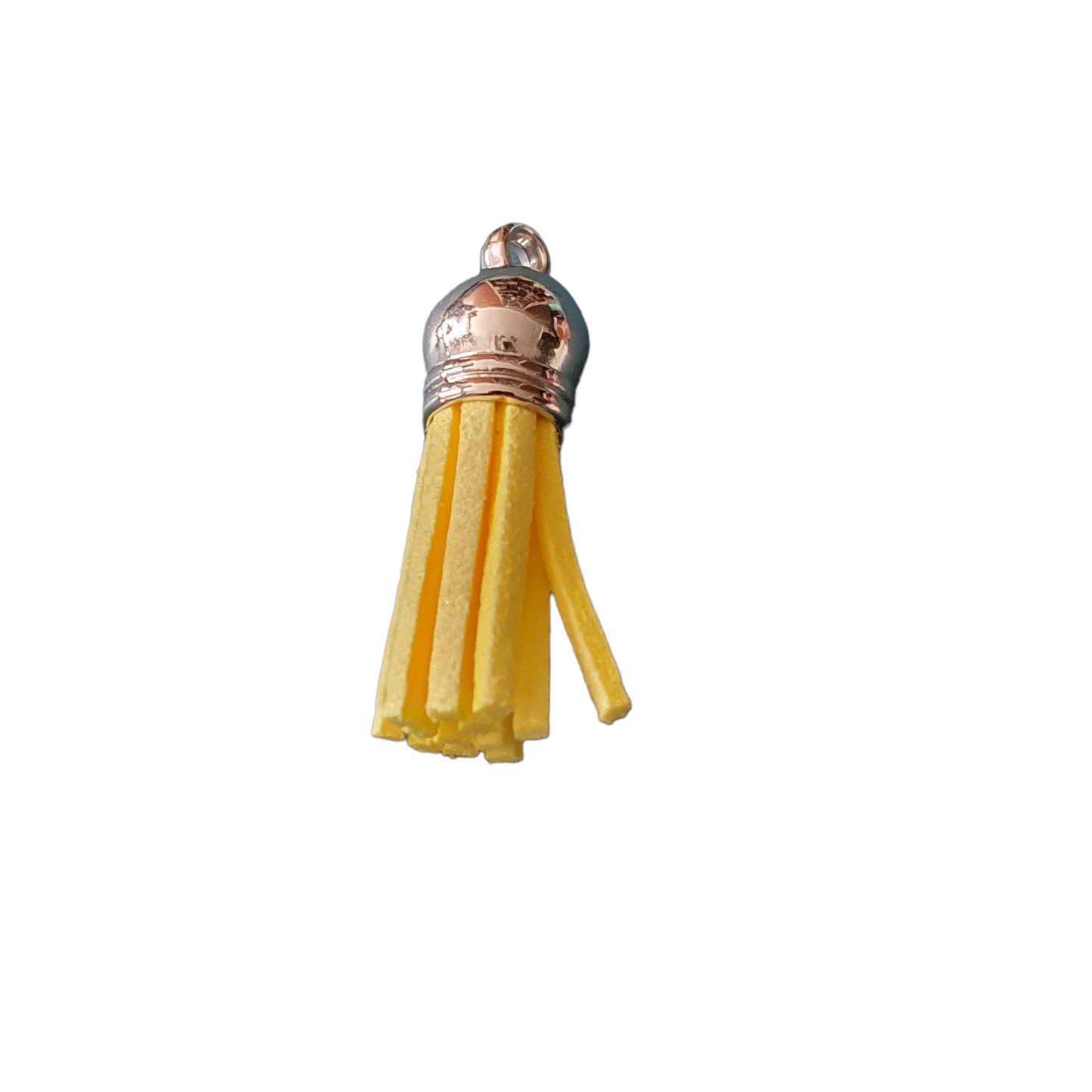 Faux Seude Tassels - Silver Cap - Keipach