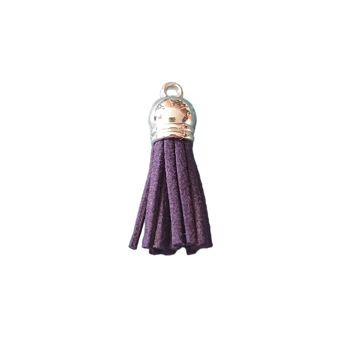 Faux Seude Tassels - Silver Cap - Keipach