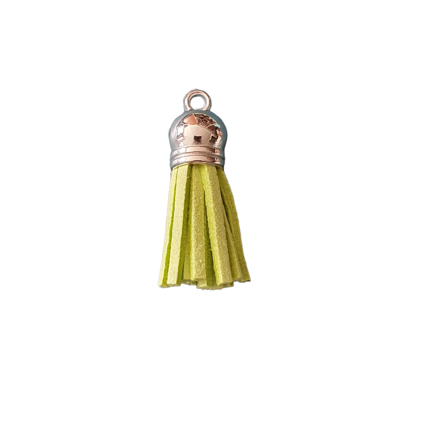 Faux Seude Tassels - Silver Cap - Keipach