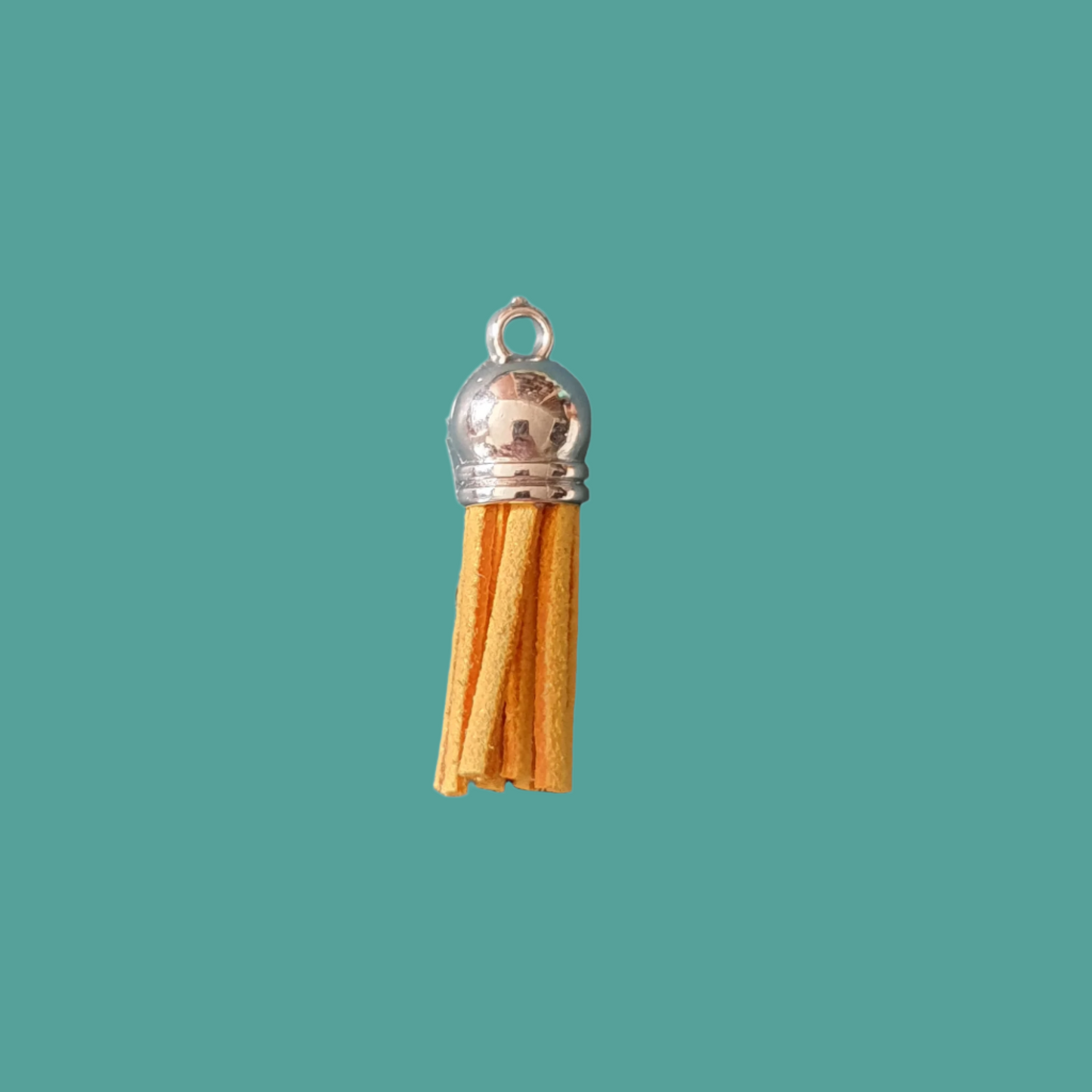 Faux Seude Tassels - Silver Cap - Keipach