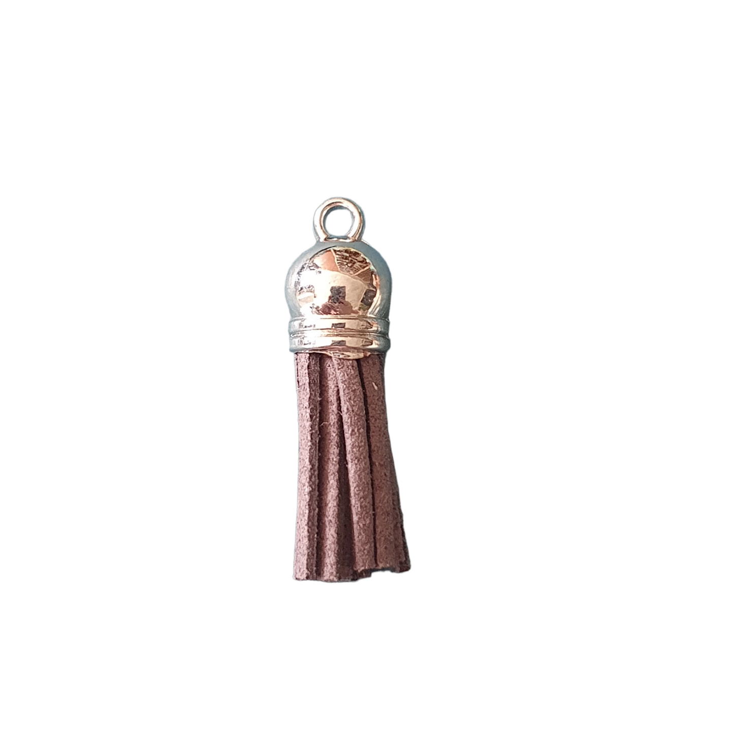 Faux Seude Tassels - Silver Cap - Keipach