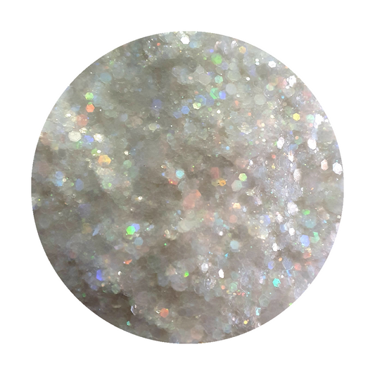 Chunky Holographic Glitter - Snow