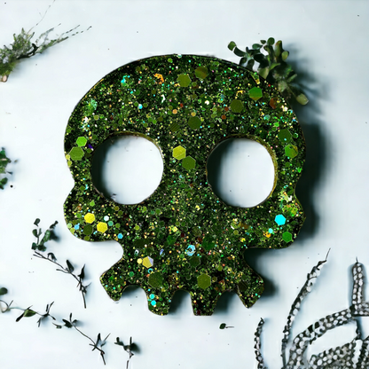 Skull Keychain Silicone Resin Mould - Keipach