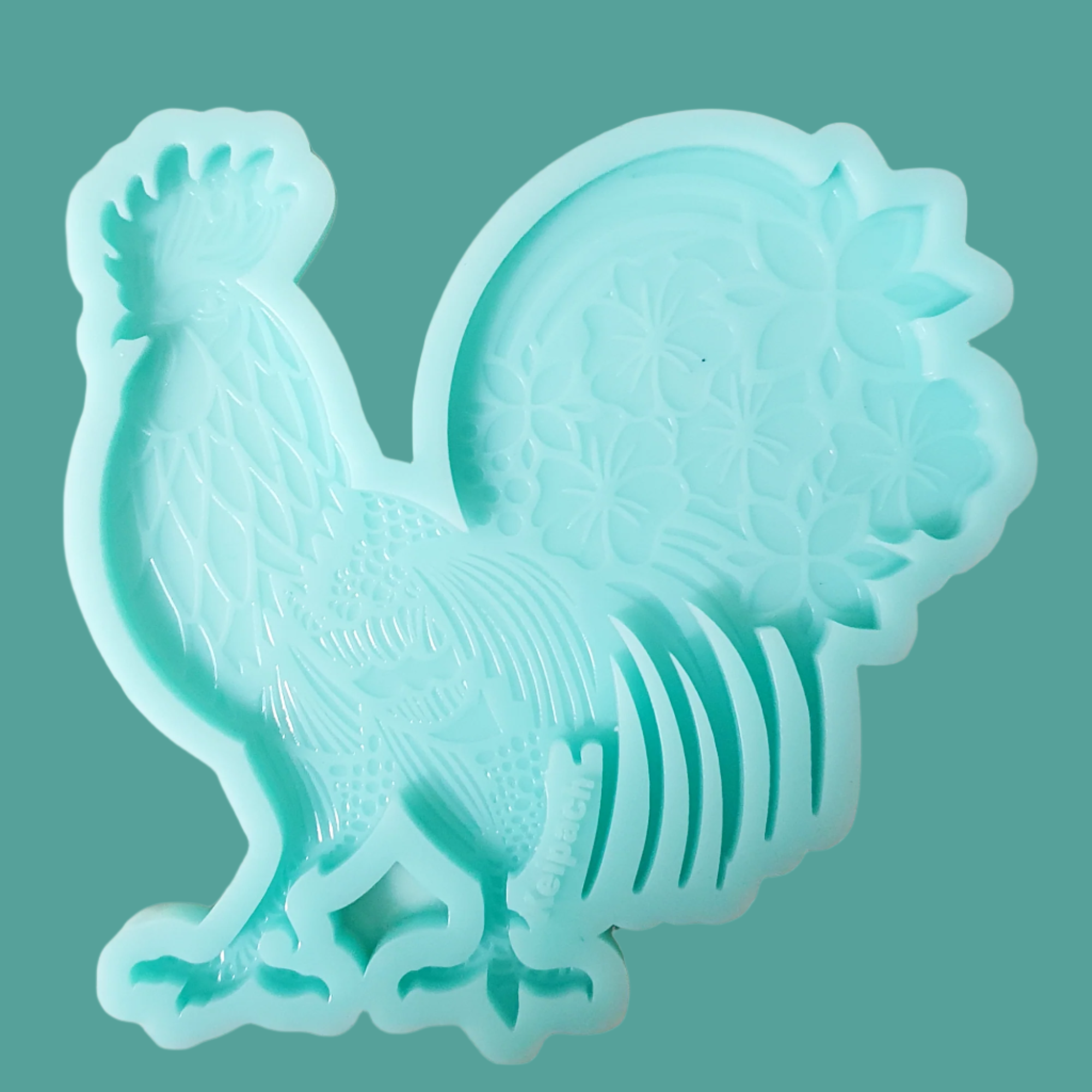 Rooster Coaster Silicone Resin Mould – Keipach